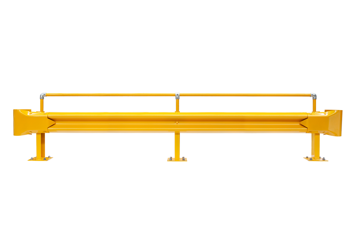 3.81m Guardrail kit yellow with handrail
