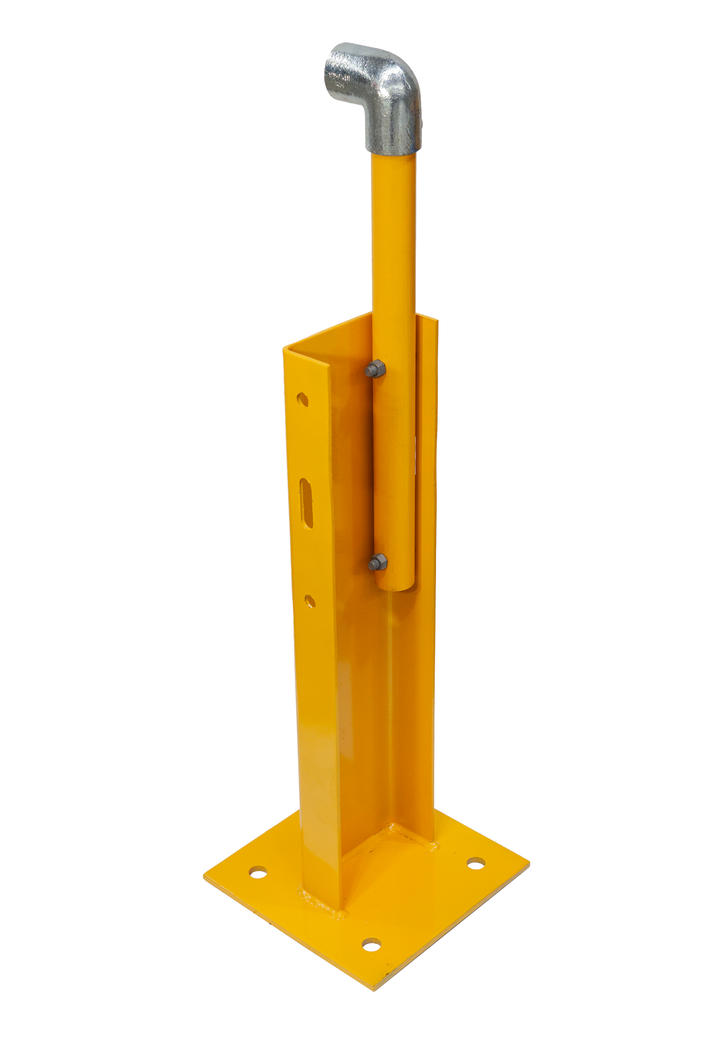 40NB 585mm Handrail Upright Yellow