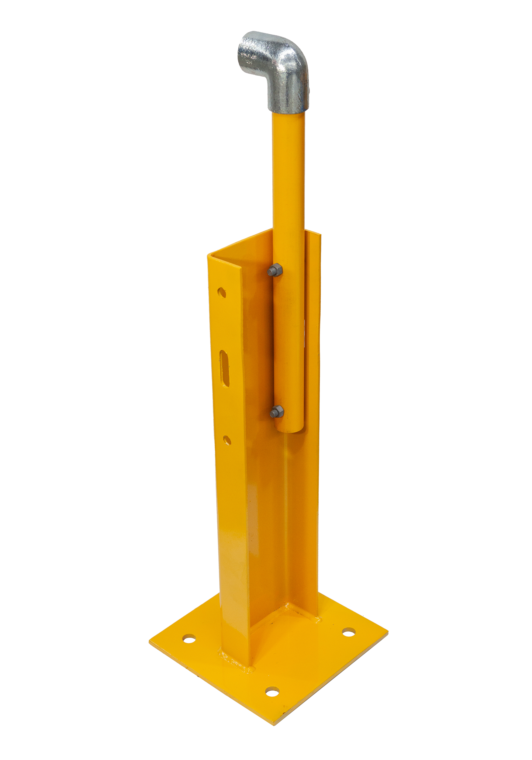 40NB 585mm Handrail Upright Yellow