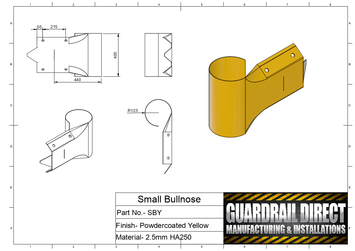 Small Bullnose Yellow