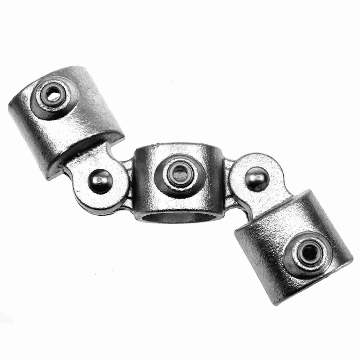 D48-167 Post to Rail Adjustable Angle Connector, Straight