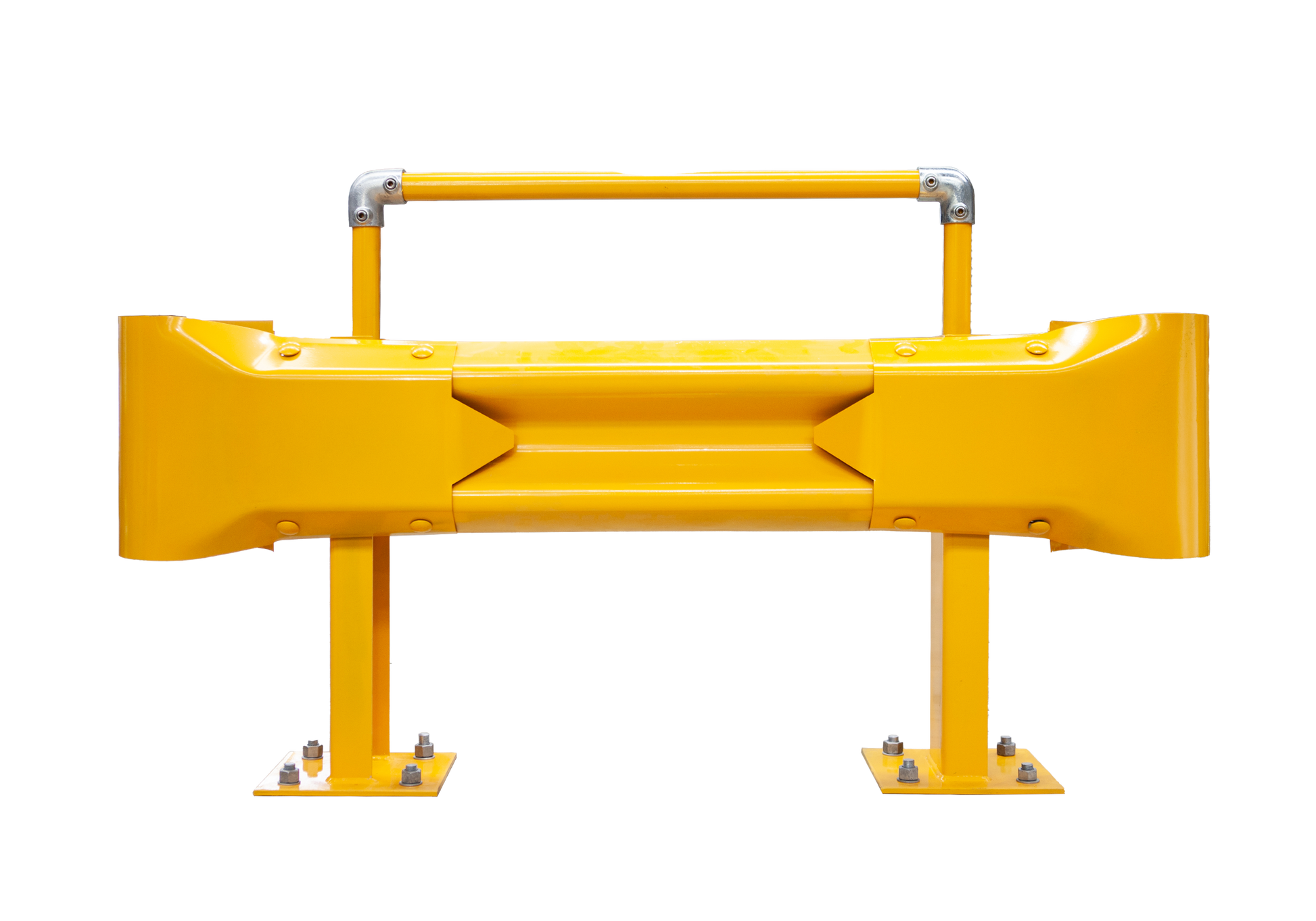 1m Guardrail kit yellow with handrail