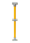 1000mm 40NB Through Stanchion Yellow