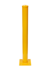 114mm Surface Mounted Bollard Yellow
