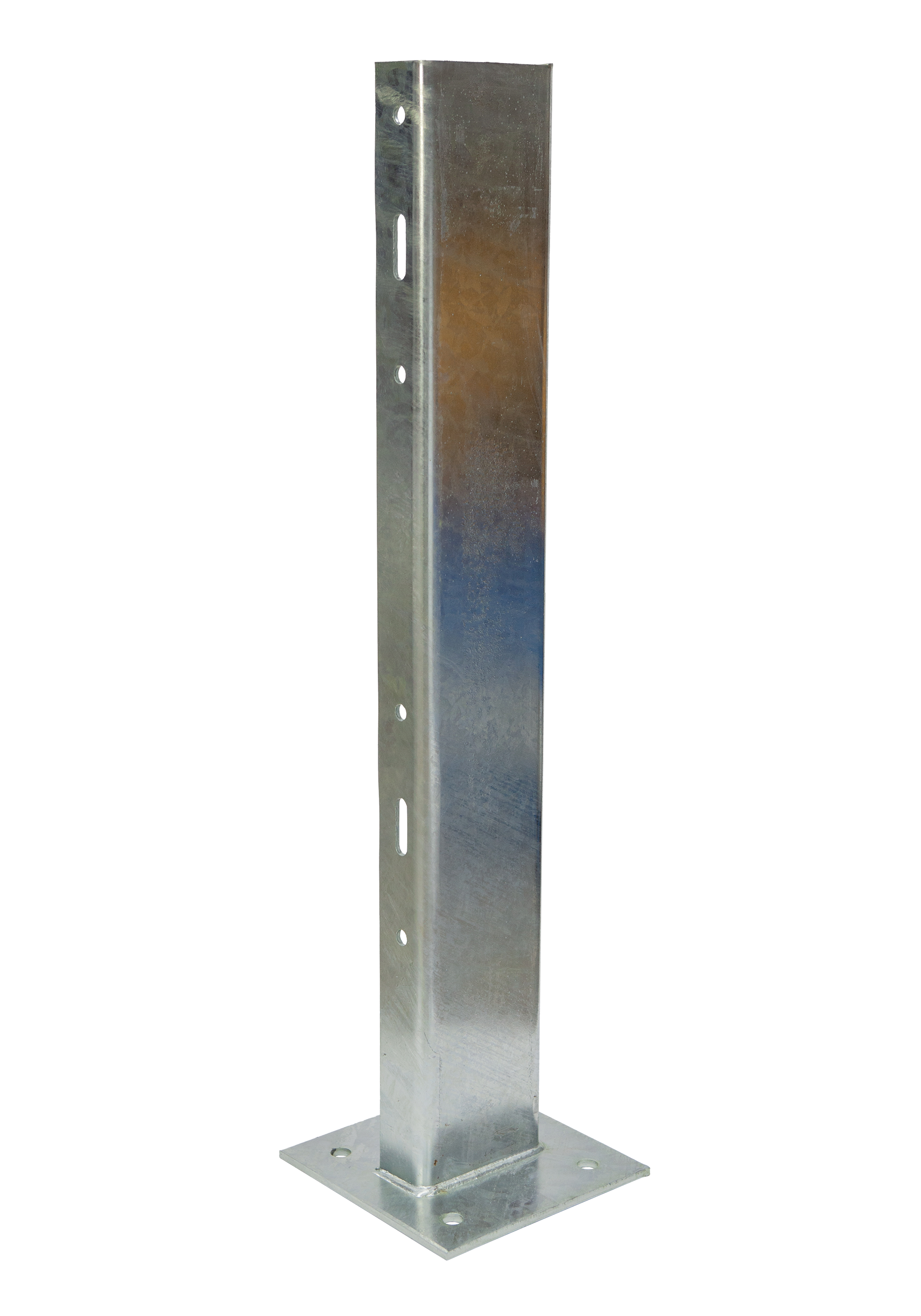1200mm Post on Baseplate Double Rail