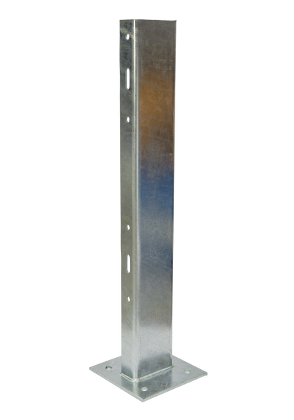 1200mm Post on Baseplate Double Rail