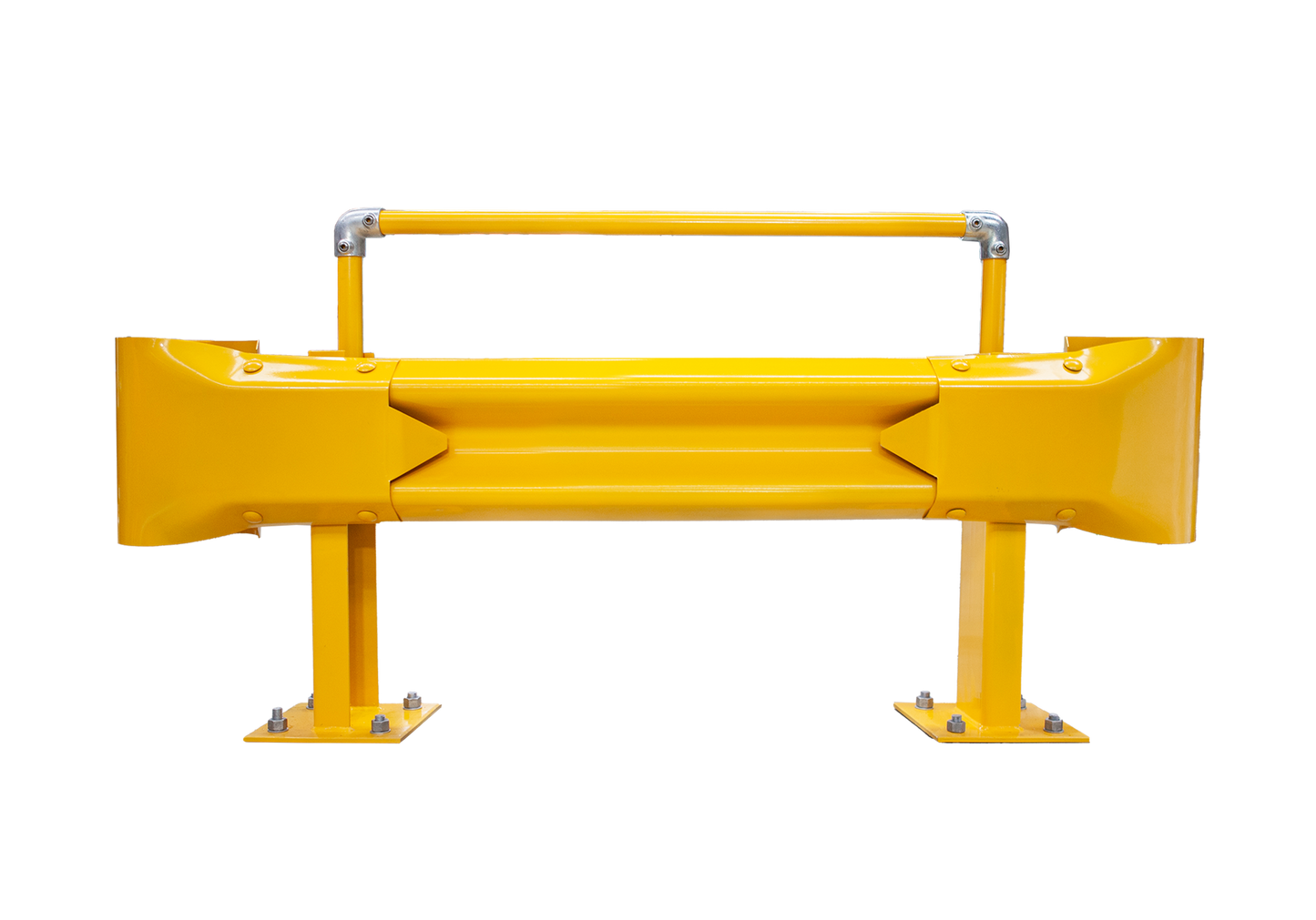 1.5m Guardrail kit yellow with handrail