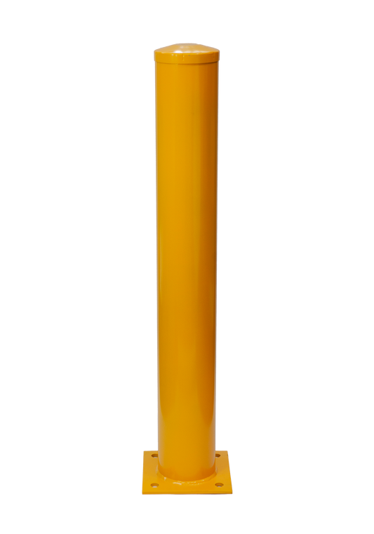 165mm Surface Mounted Bollard Yellow