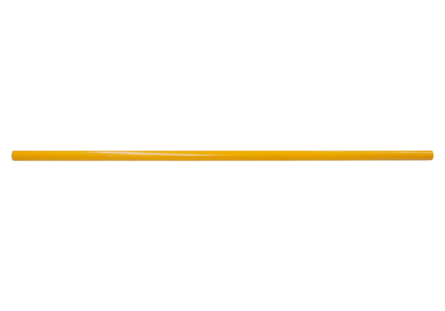 2000mm 40NB Handrail Pipe Yellow
