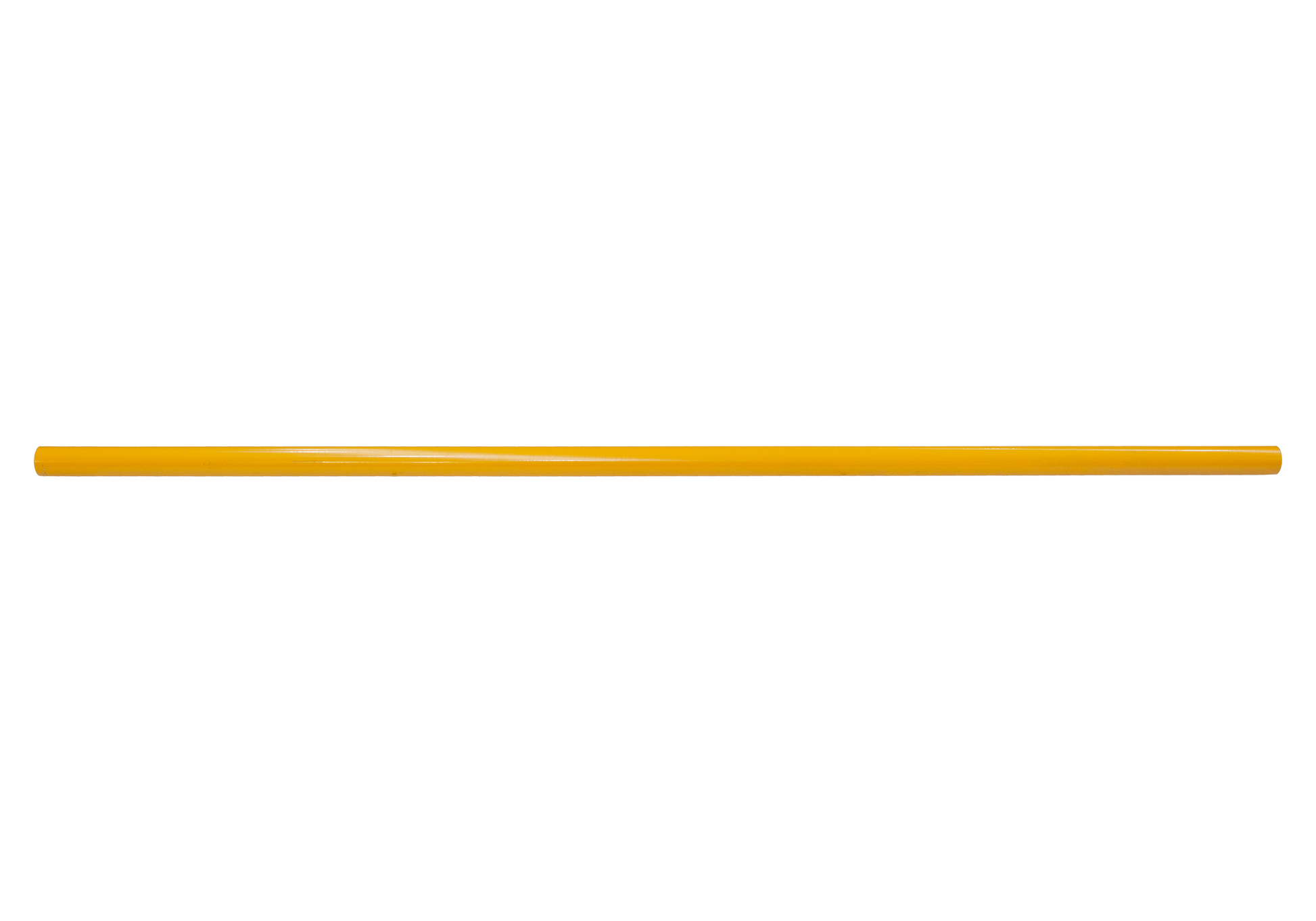 2000mm 40NB Handrail Pipe Yellow