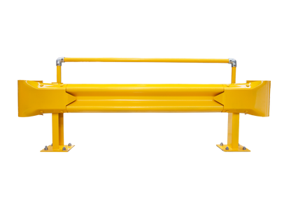2m Guardrail kit yellow with handrail