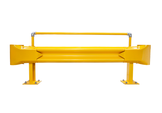 2m Guardrail kit yellow with handrail
