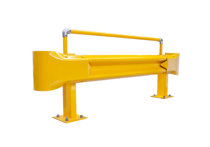 2m Guardrail kit yellow with handrail