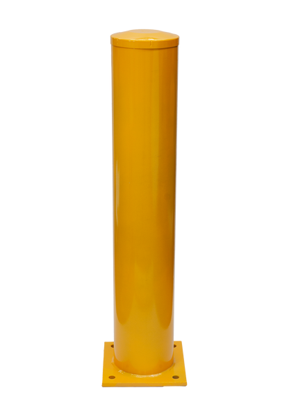 219mm Surface Mounted Bollard Yellow