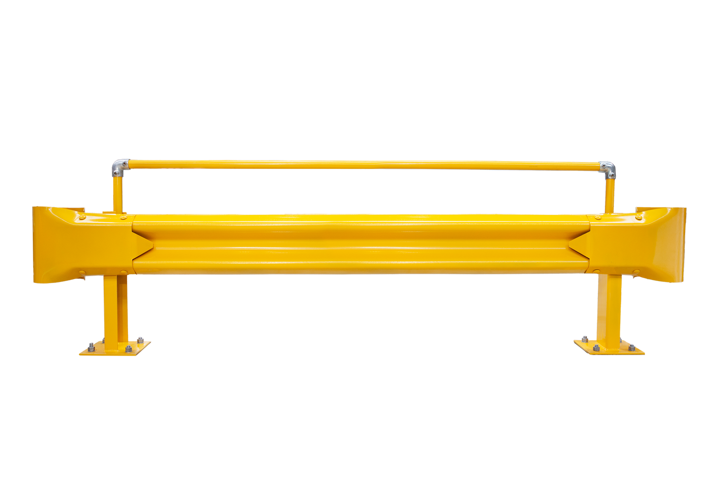 2.5m Guardrail kit yellow with handrail