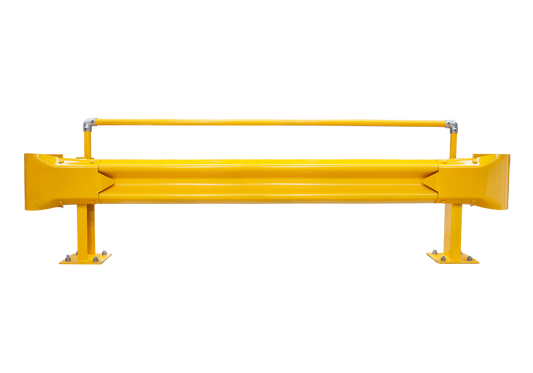 2.5m Guardrail kit yellow with handrail