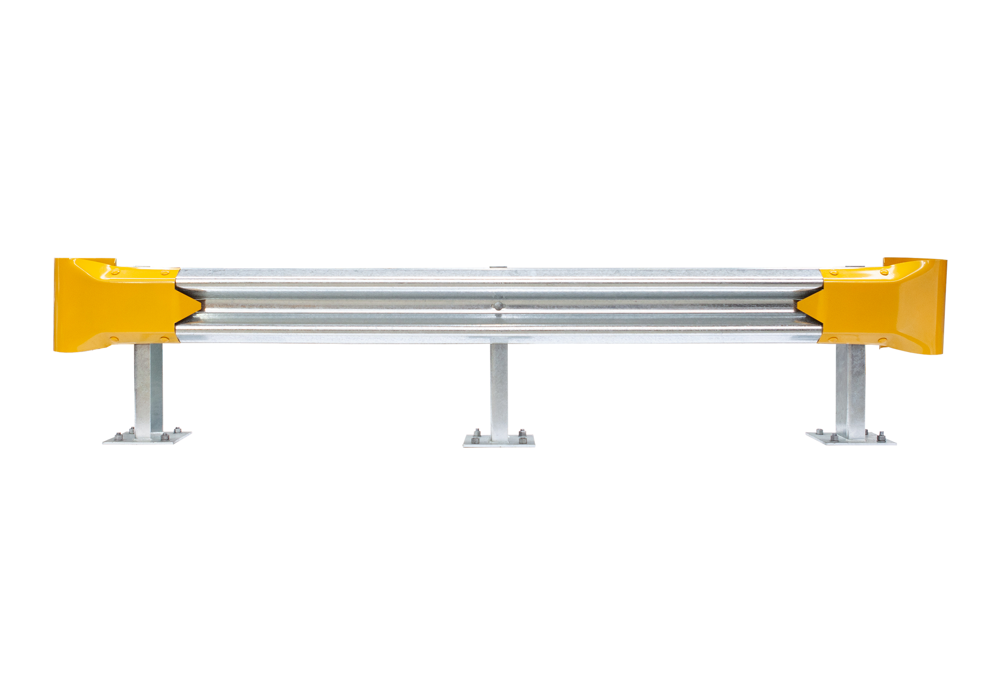 3m Guardrail kit with yellow bullnoses