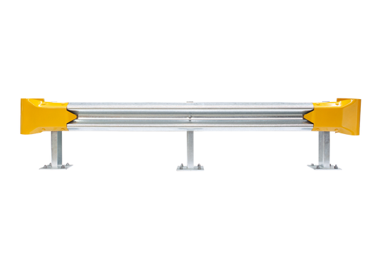 3m Guardrail kit with yellow bullnoses