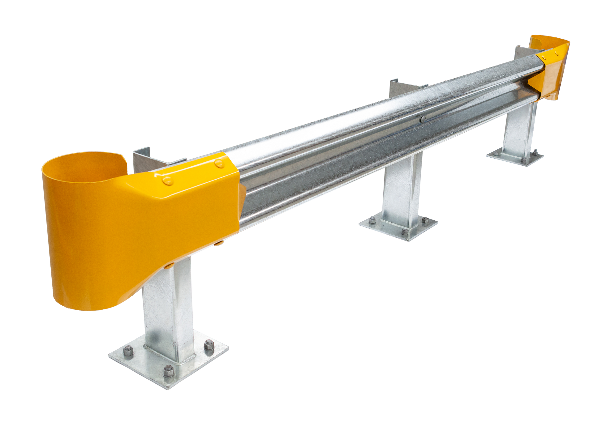 3m Guardrail kit with yellow bullnoses