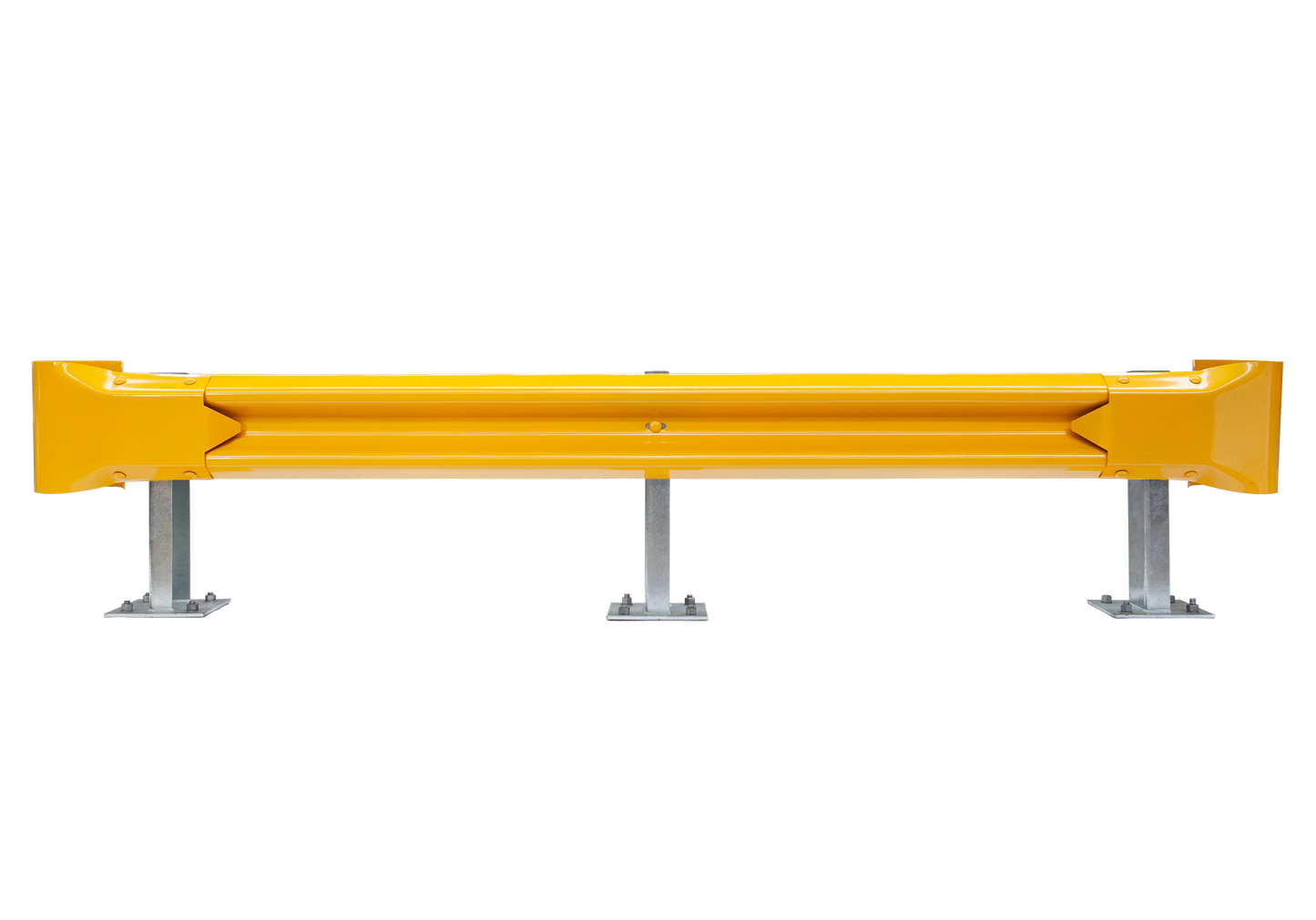 3m Guardrail kit with yellow rail and bullnoses