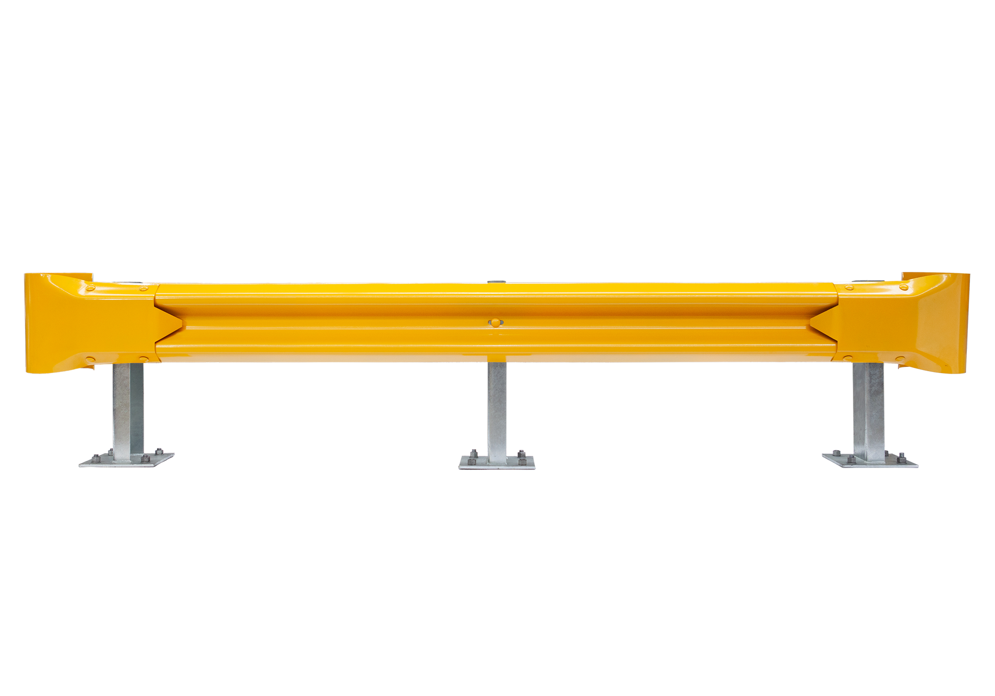 3m Guardrail kit with yellow rail and bullnoses