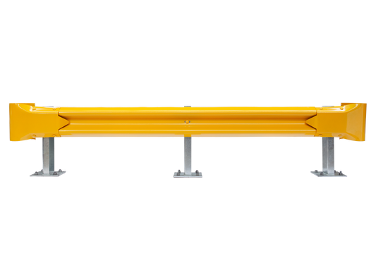 3m Guardrail kit with yellow rail and bullnoses