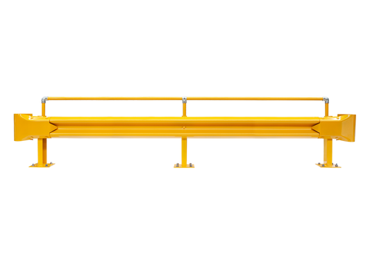 3.81m Guardrail kit yellow with handrail