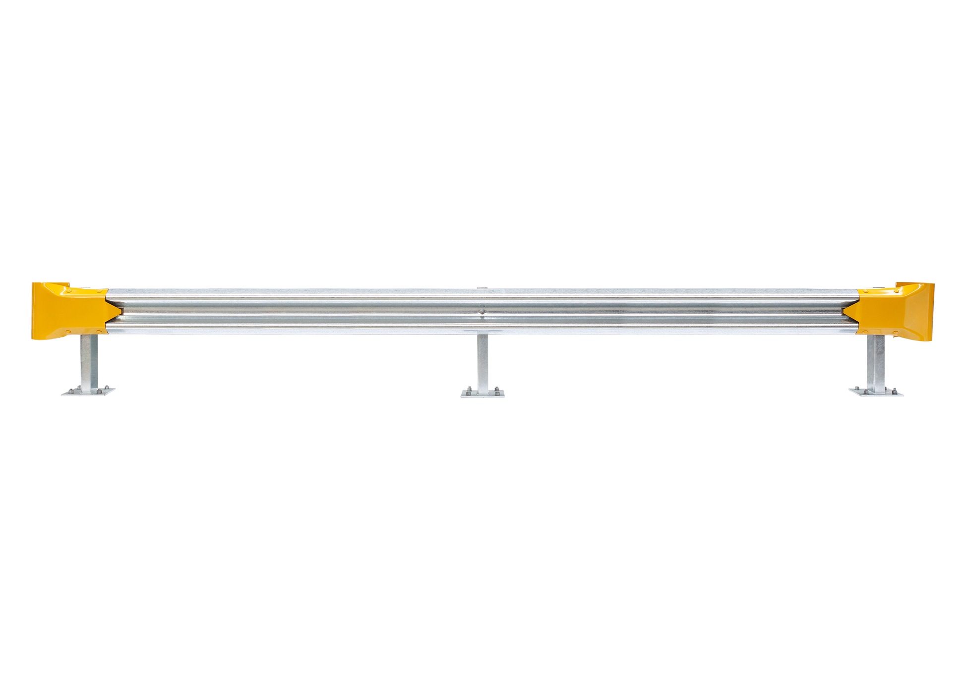 5m Guardrail kit with yellow bullnoses