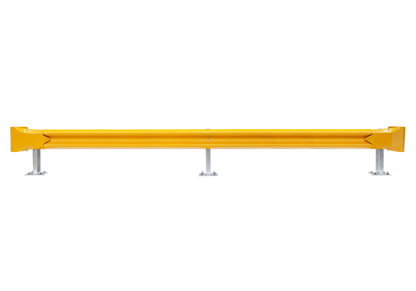 5m Guardrail kit with yellow rail and bullnoses