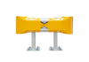 0.5m Guardrail Kit with yellow bullnoses