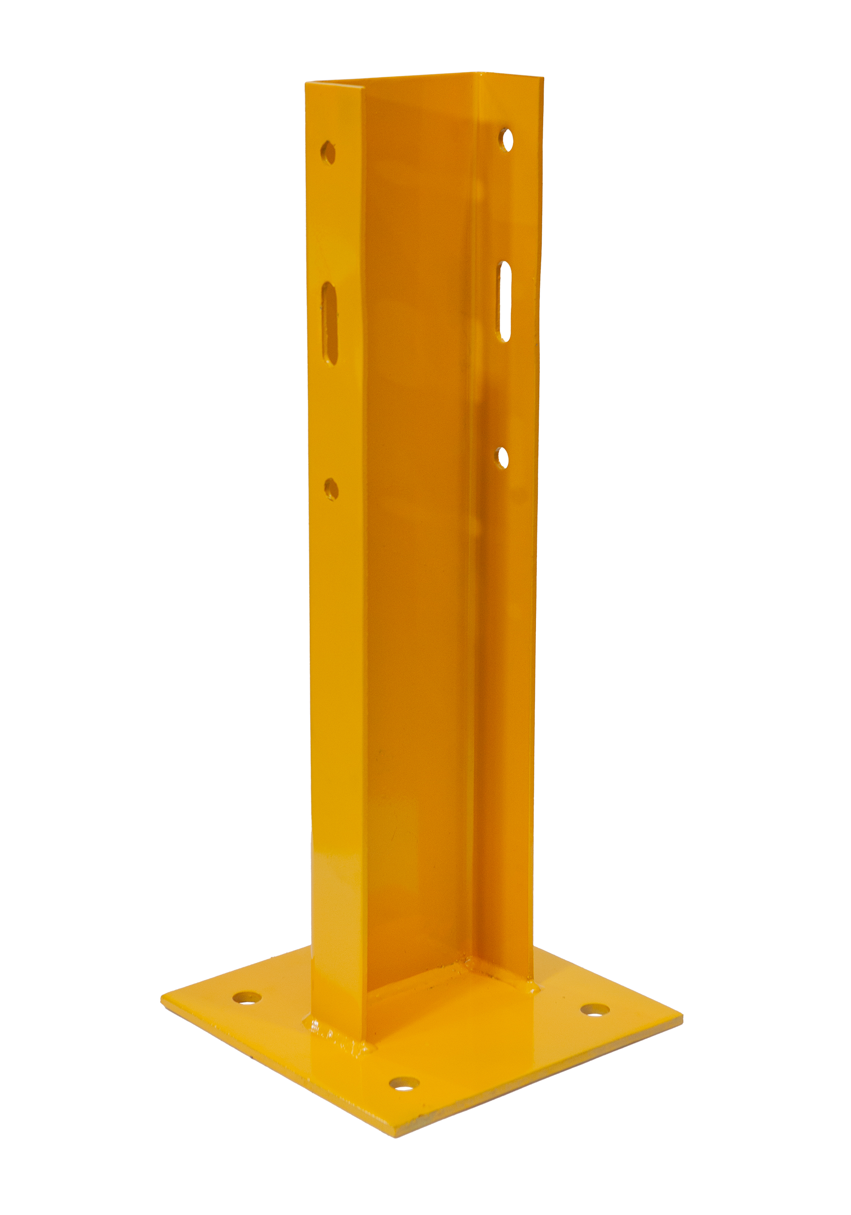 700mm Post on Baseplate Yellow