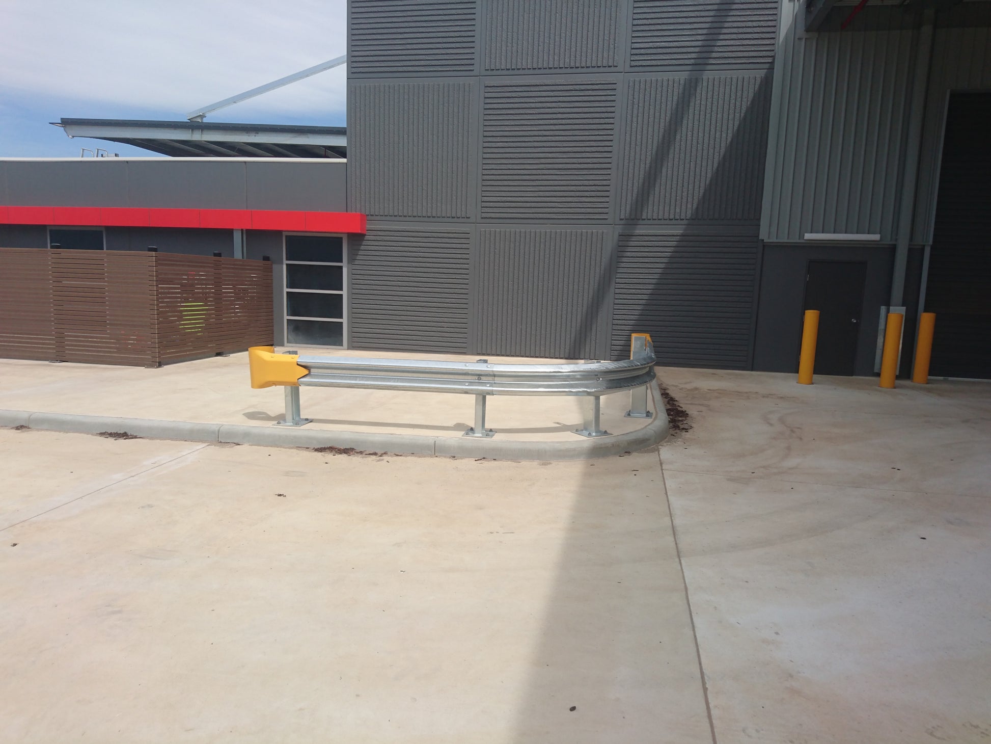 Curved Guardrail