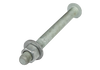 M24x250 8.8 HDG Slotted Cuphead Bolt